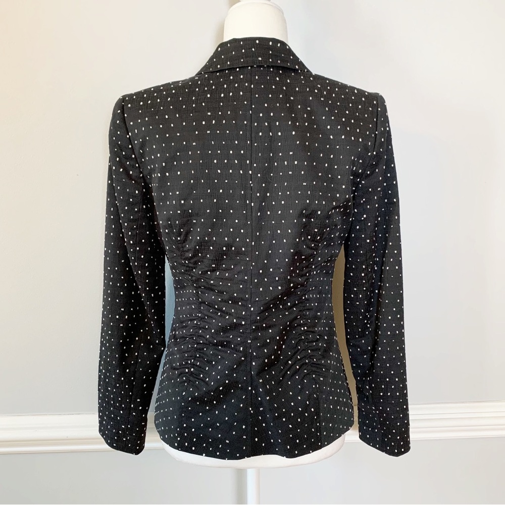 Lafeyette 148 New York Polka Dot Blazer Jacket Sz 2 - Picture 5 of 14